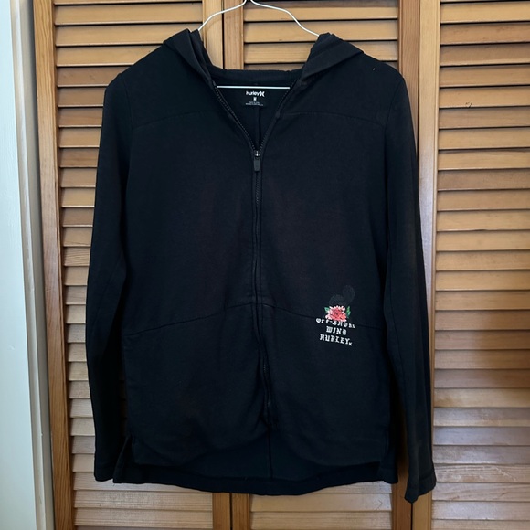 Hurley Women’s Full Zip Hoodie Medium - Picture 2 of 3